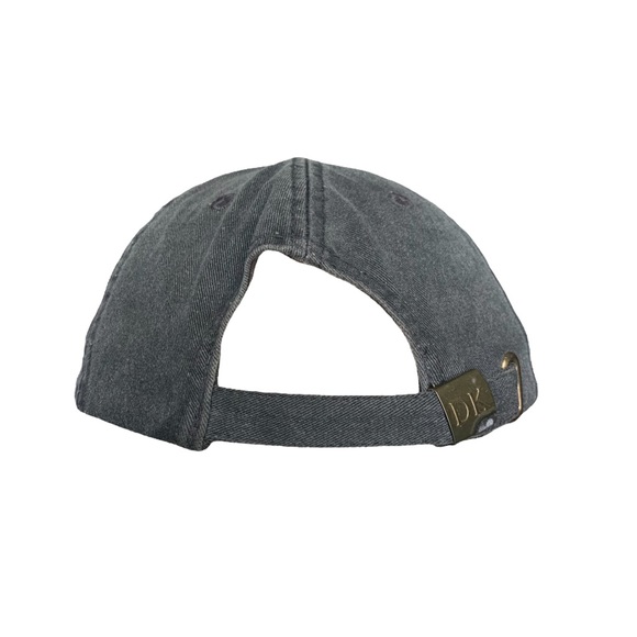 Robin Ruth Miami Beach Women's Baseball Cap Relaxed Cotton Grey Adjustable - Picture 3 of 6